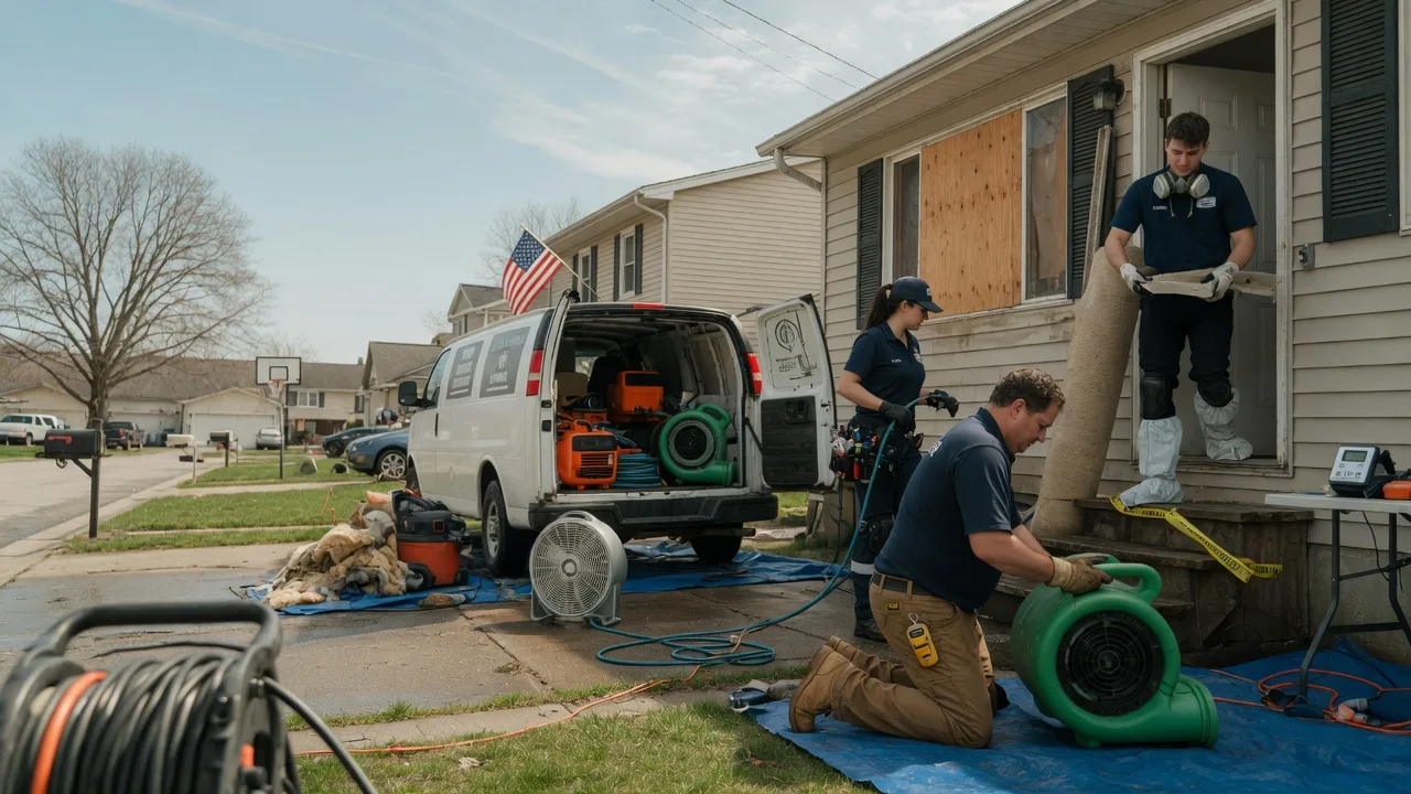 Water Damage Restoration in Eagle, MI near me
